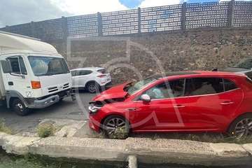 Choque frontal en La Pardilla/TA.